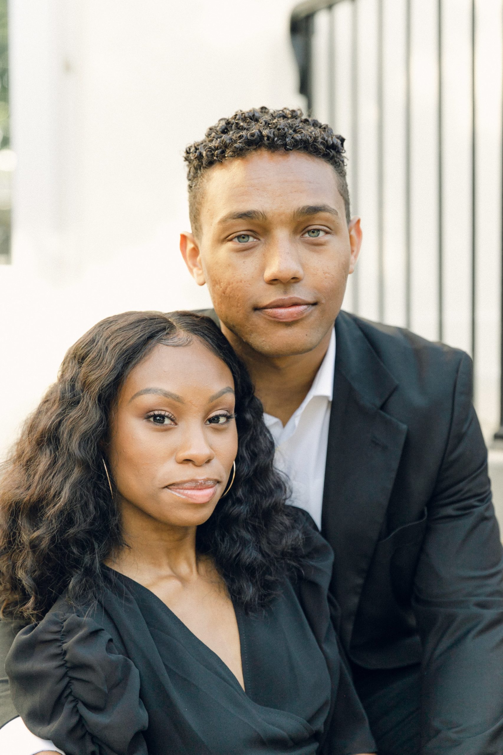 Black couple Los Angeles Engagement Session