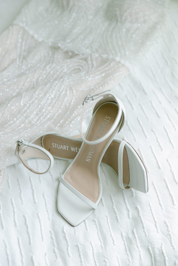 Stuart Weitzman bridal shoes